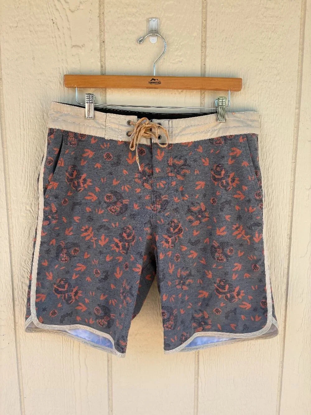 Howler Bros Bruja Boardshorts Men's 33 Deep Slate Beach Summer Surf Swim
